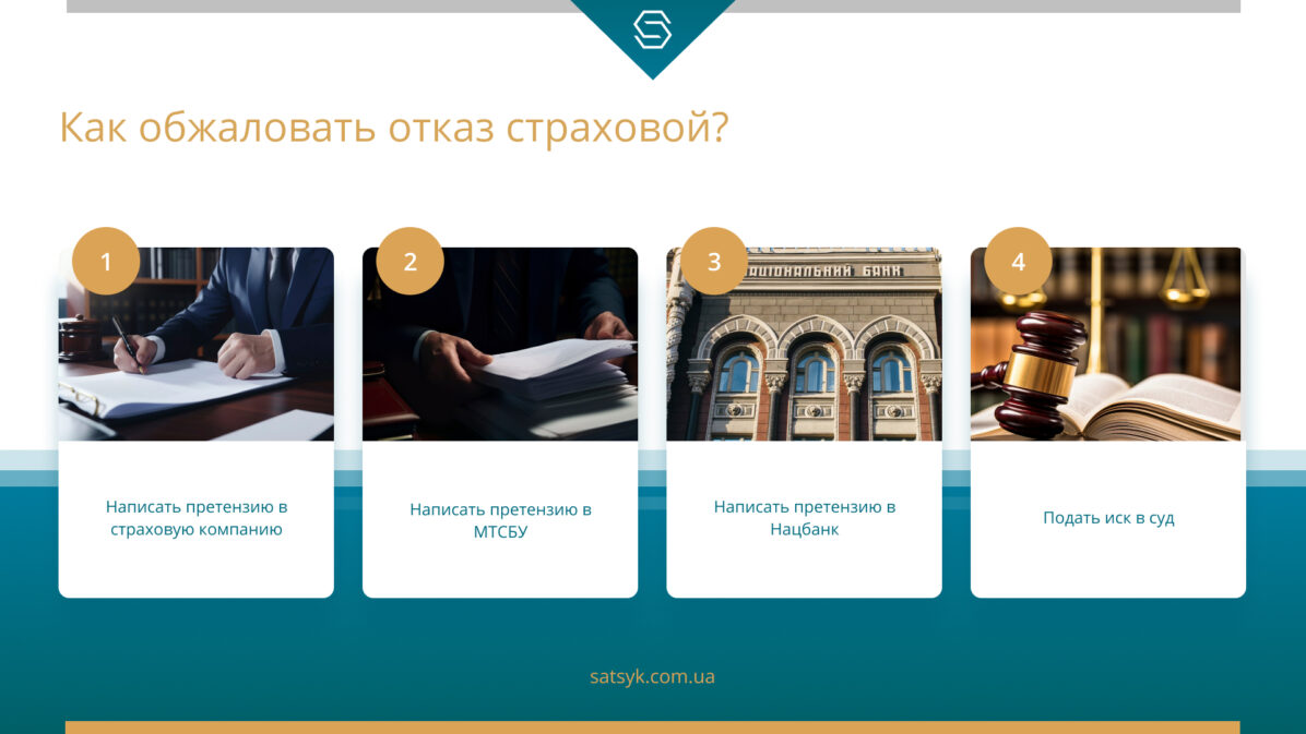 Как обжаловать отказ страховой