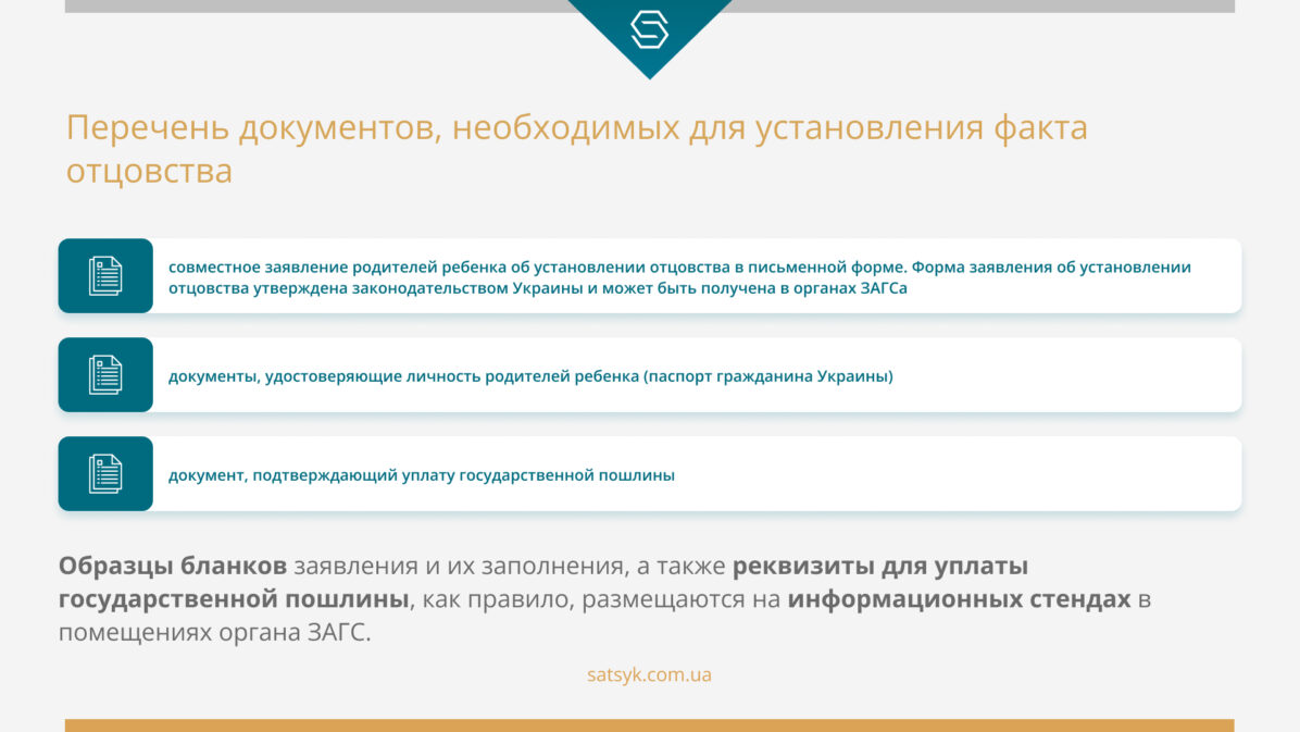 В случае добровольного решения родителей признать факт отцовства