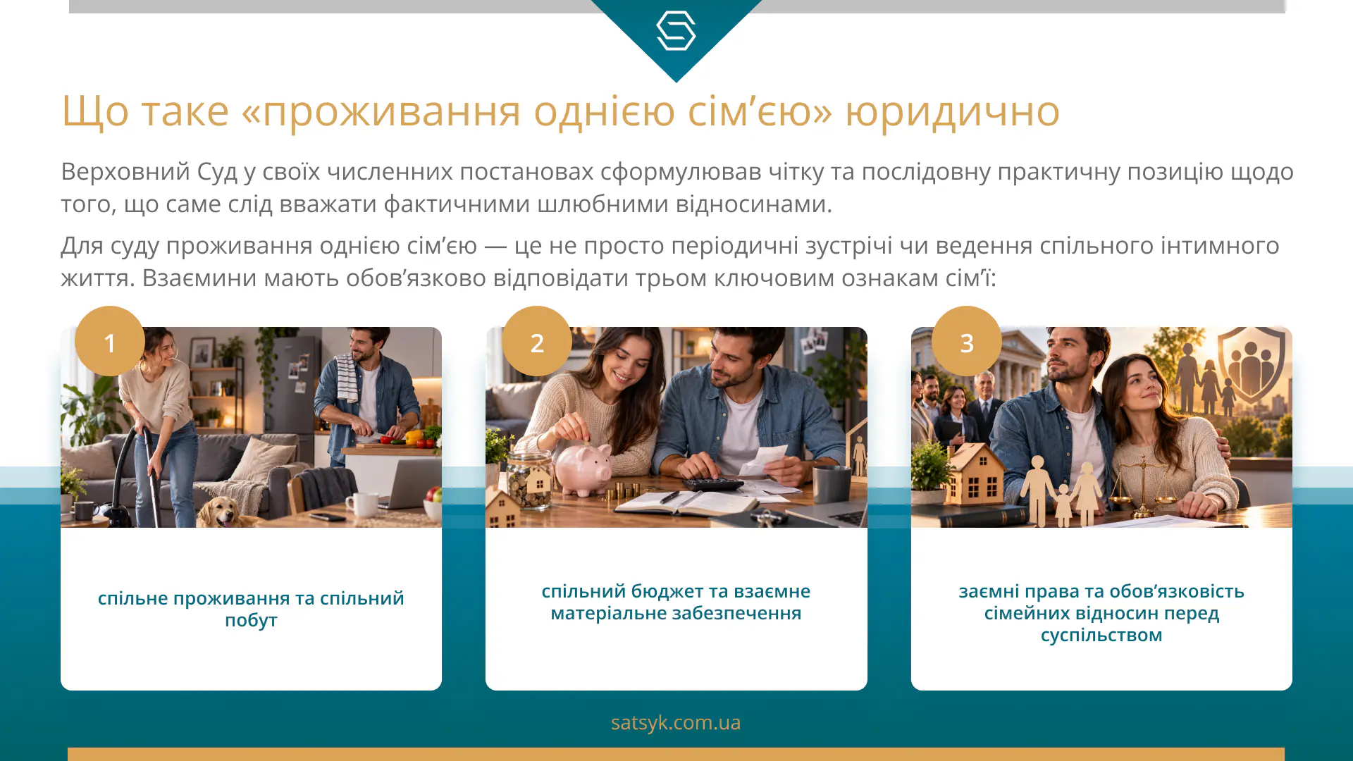 Що таке «проживання однією сім’єю» юридично